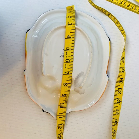 Fitz and Floyd Kitty Witches Ceramic Candy Dish 10" Creepy Crawlies NO BOX Cat - Picture 15 of 16